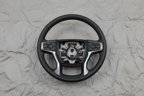 2021-2022 Chevrolet Tahoe Steering Wheel Black Leather Heated OEM