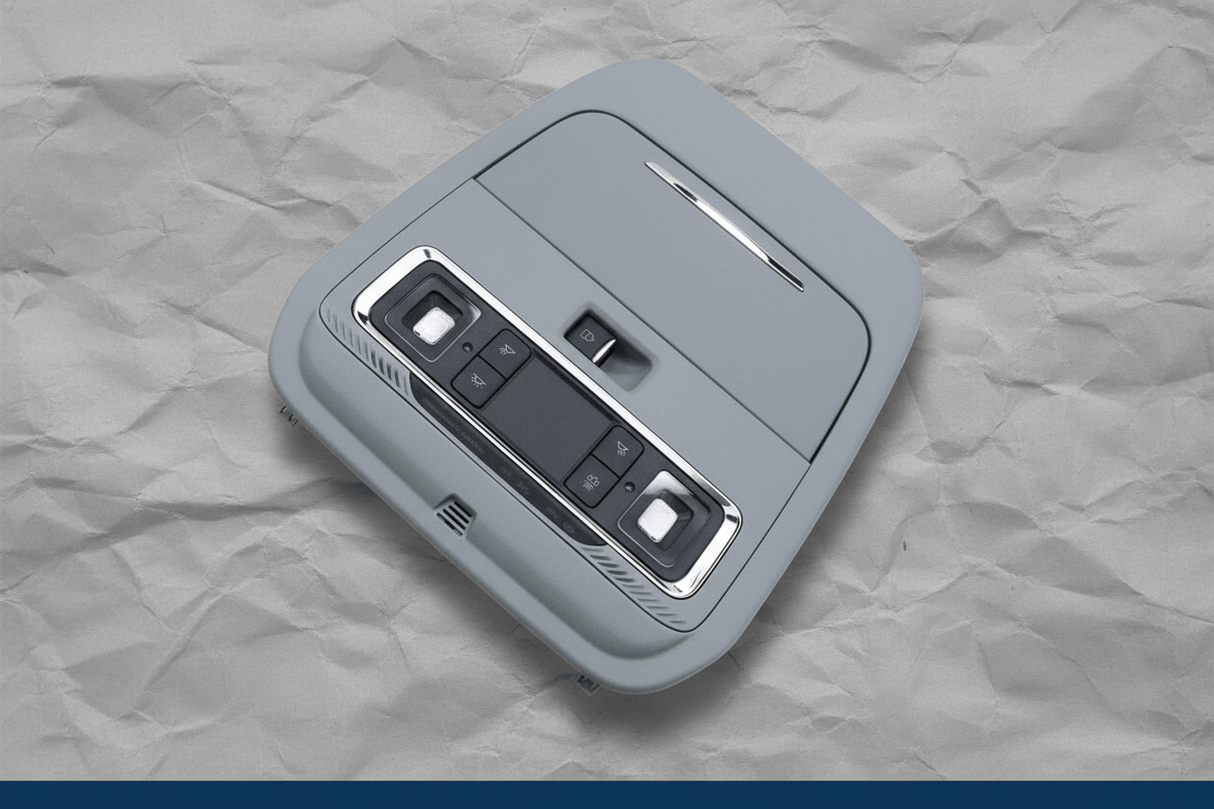 ML3Z-18519A70-ECN 2021-2023 Ford F-150 Overhead Console Slate Power Rear Window OEM