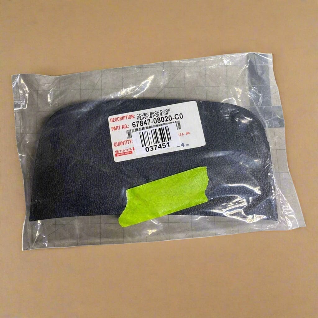 67847-08020-C0 2021-2024 Toyota Sienna Rear Passenger Side TailGate Trim Access Cover - Black OEM New