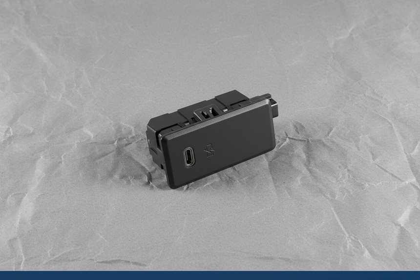 2021-2025 Cadillac Chevrolet GMC Jet Black USB Receptacle Genuine OEM