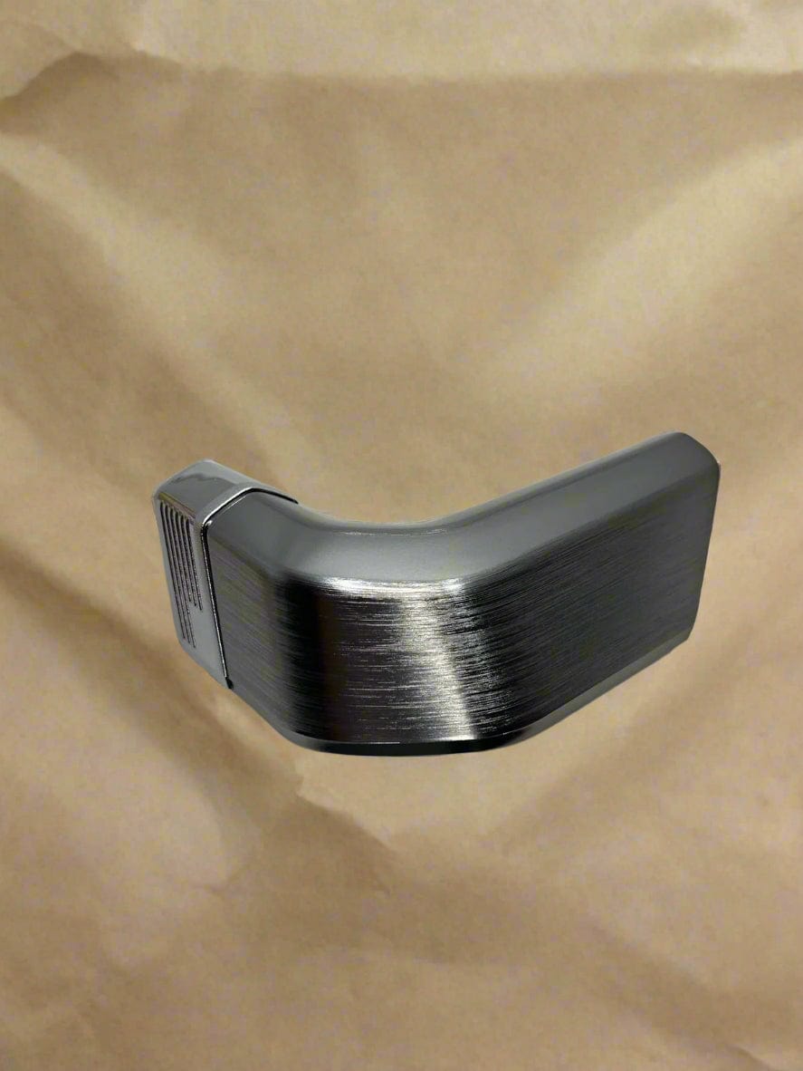 ML3Z-1504338-BB 2021-2025 Ford F-150 Passenger Side Lower Floor Console Trim Molding Silver Shield Color OEM