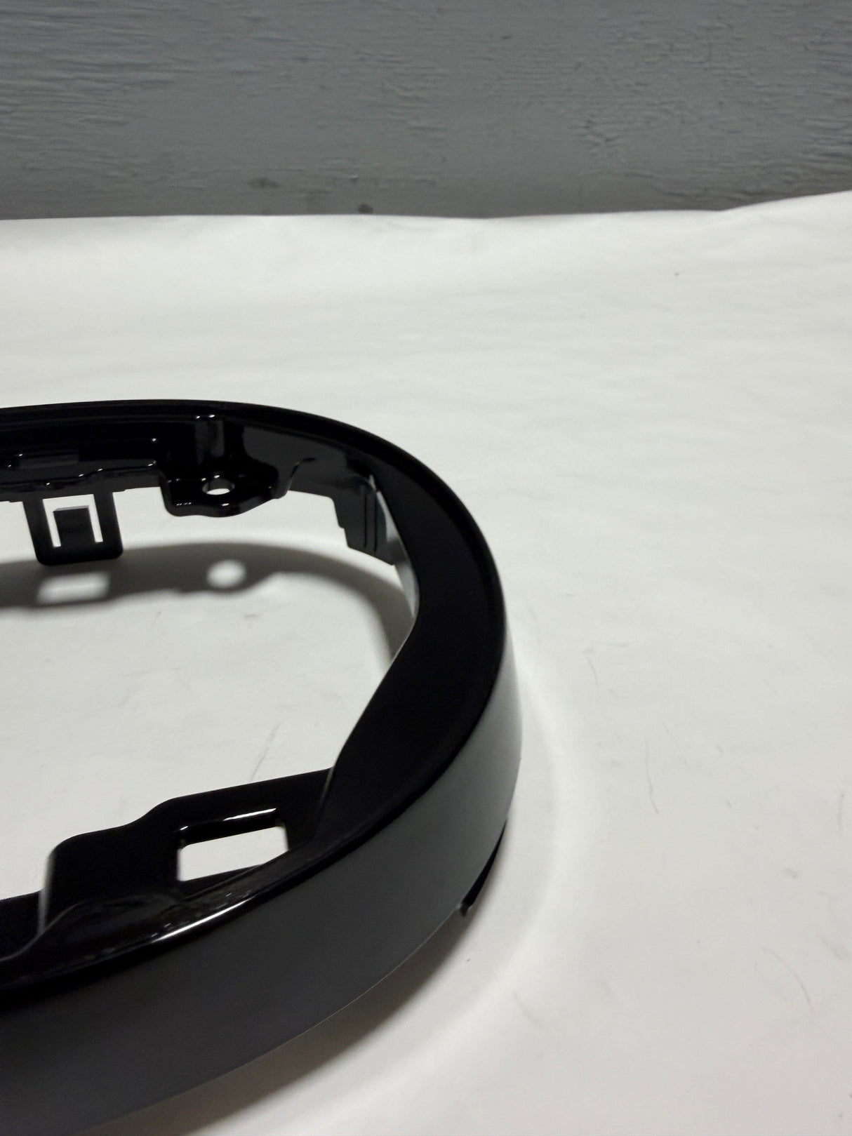 DGJ3-50-721A 2021-2025 Mazda CX-30 OEM Grille Emblem Bracket Trim Mount Gloss Black For Park Aid Equipped