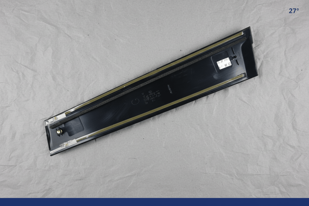 75756-0E130 2022-2024 Toyota Highlander Front Door B-Pillar Molding Driver Side Low Gloss OEM