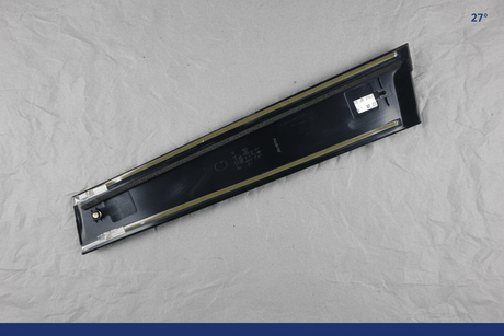 75756-0E130 2022-2024 Toyota Highlander Front Door B-Pillar Molding Driver Side Low Gloss OEM