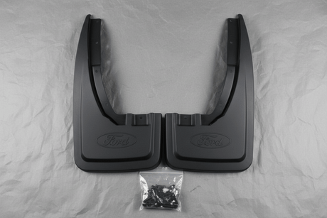 NZ6Z-16A550-BA 2022-2025 Ford Maverick Rear Molded Splash Guard Set Genuine OEM