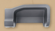 2023-2024 Ford Super Duty Driver Side Bed Step Trim 8' Bed Black OEM