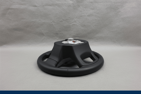 PC3Z-3600-AA 2023-2025 Ford F-250 F-350 F-450 F-550 Super Duty Lariat Steering Wheel Black Leather Heated OEM