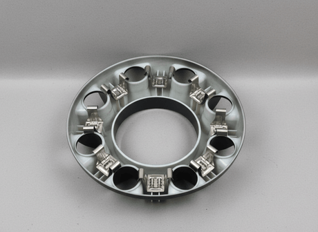 KC3Z-1130-AA 2023-2025 Ford F-250 F-350 Super Duty Gloss Black Front Center Wheel Cover Hub Cap (1) Genuine OEM