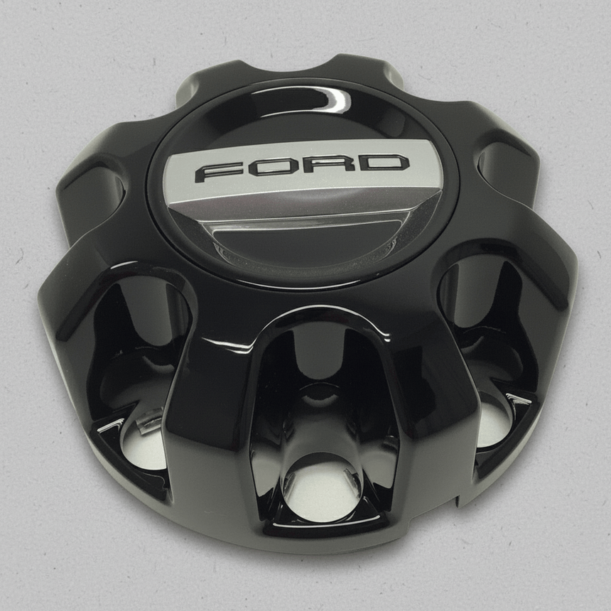 2023-2025 Ford F-250 F-350 Super Duty Gloss Black Rear Center Wheel Cover Hub Cap Genuine OEM