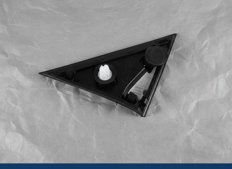 86190-P1200 2023-2025 Kia Sportage Driver Side Corner Molding Gloss Black Genuine OEM