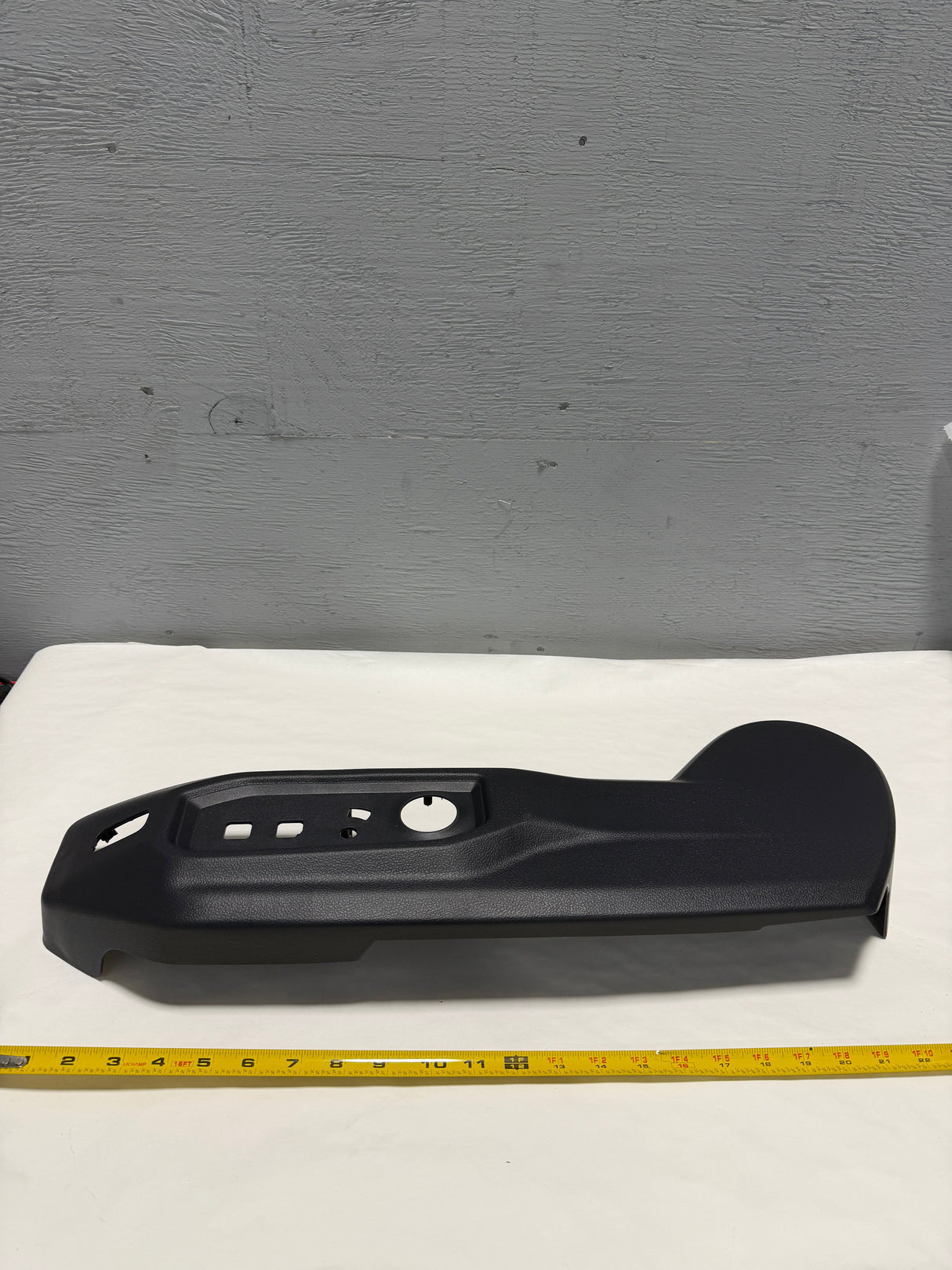 71806-0C102-C0-D2 2023-2026 Toyota Tundra Driver Power Seat Side Shield Trim Black With Lumbar