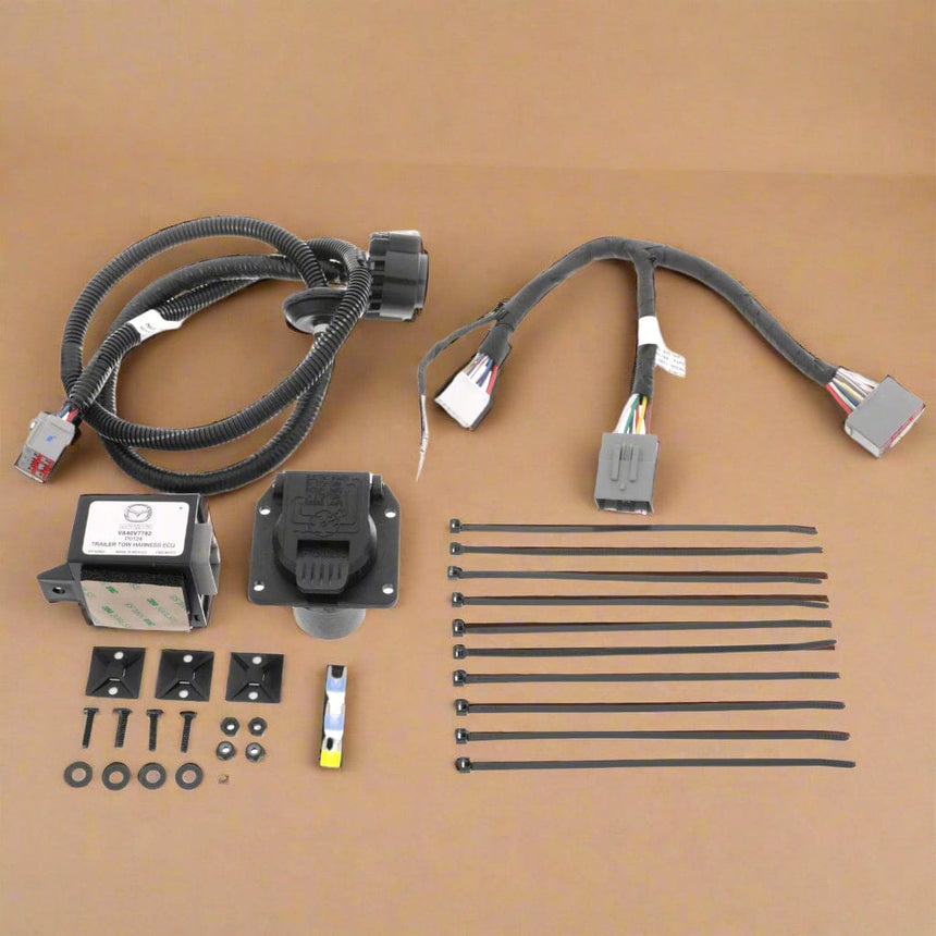 2024-2025 Mazda CX-90 Trailer Hitch Wiring Harness Kit Genuine OEM New