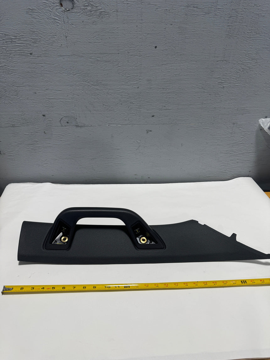 2024-2025 Silverado Sierra Passenger Side Black Windshield Pillar Trim With Grab Handle Genuine OEM
