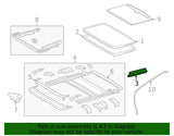 63217-06260 2024-2025 Toyota Tacoma 4Runner Double Cab Sunroof Opening Trim OEM