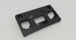 2025-2026 Chevrolet Equinox LR RS Front Black License Plate Bracket OEM