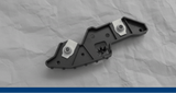 21-25 Ford Mustang Mach-E GT Front Passenger Bumper Bracket Black OEM
