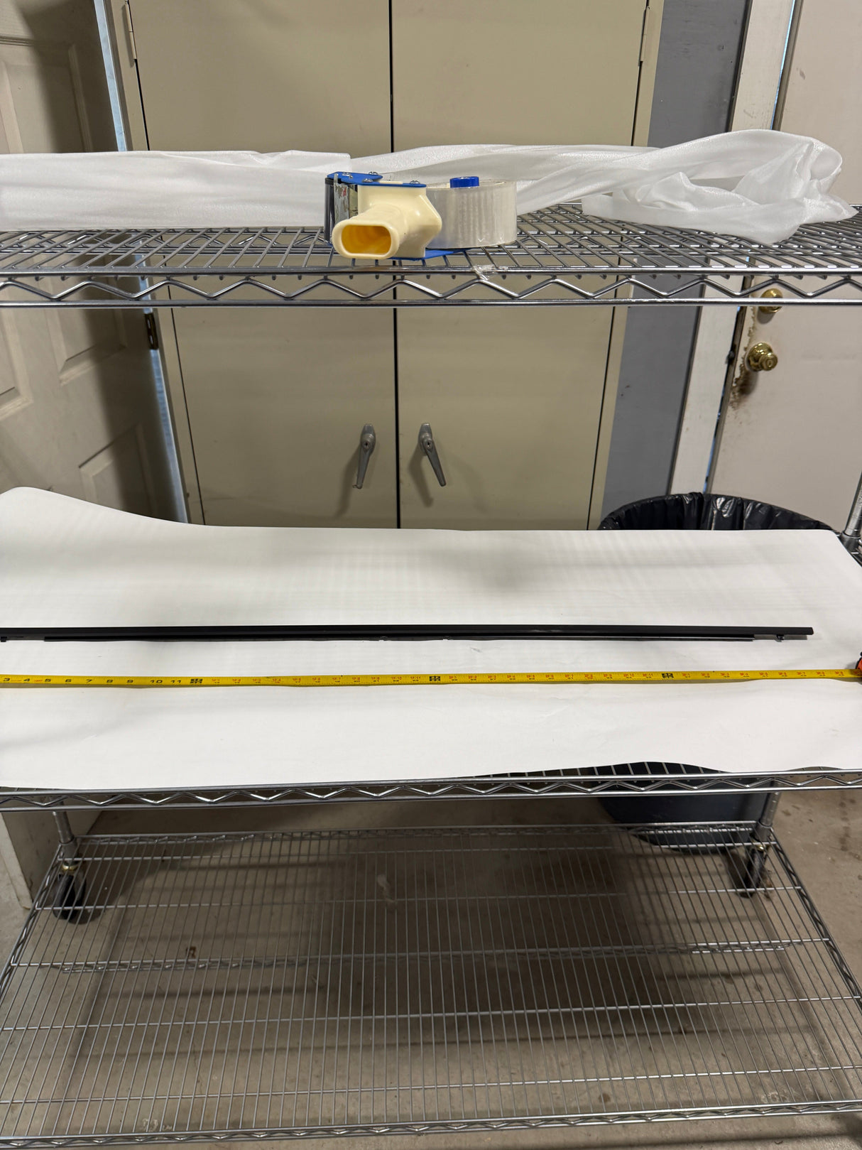 CL0925-61280VC030-F13 22-24 Subaru WRX Driver Side Front Door Outer Window Weatherstrip OEM