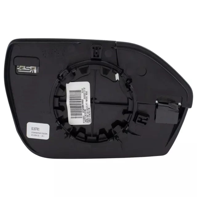 2022-2023 Ford Explorer Outer Rear View Mirror Glass without turn signal lamp, without side camera, without blind spot monitoring, without power adjustment, with and without Police Interceptor designation