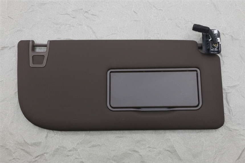 2017-2022 Ford F-250 F-350 Super Duty OEM Passenger Side Sun Visor Java Crew Cab Sunroof Illuminated Mirror