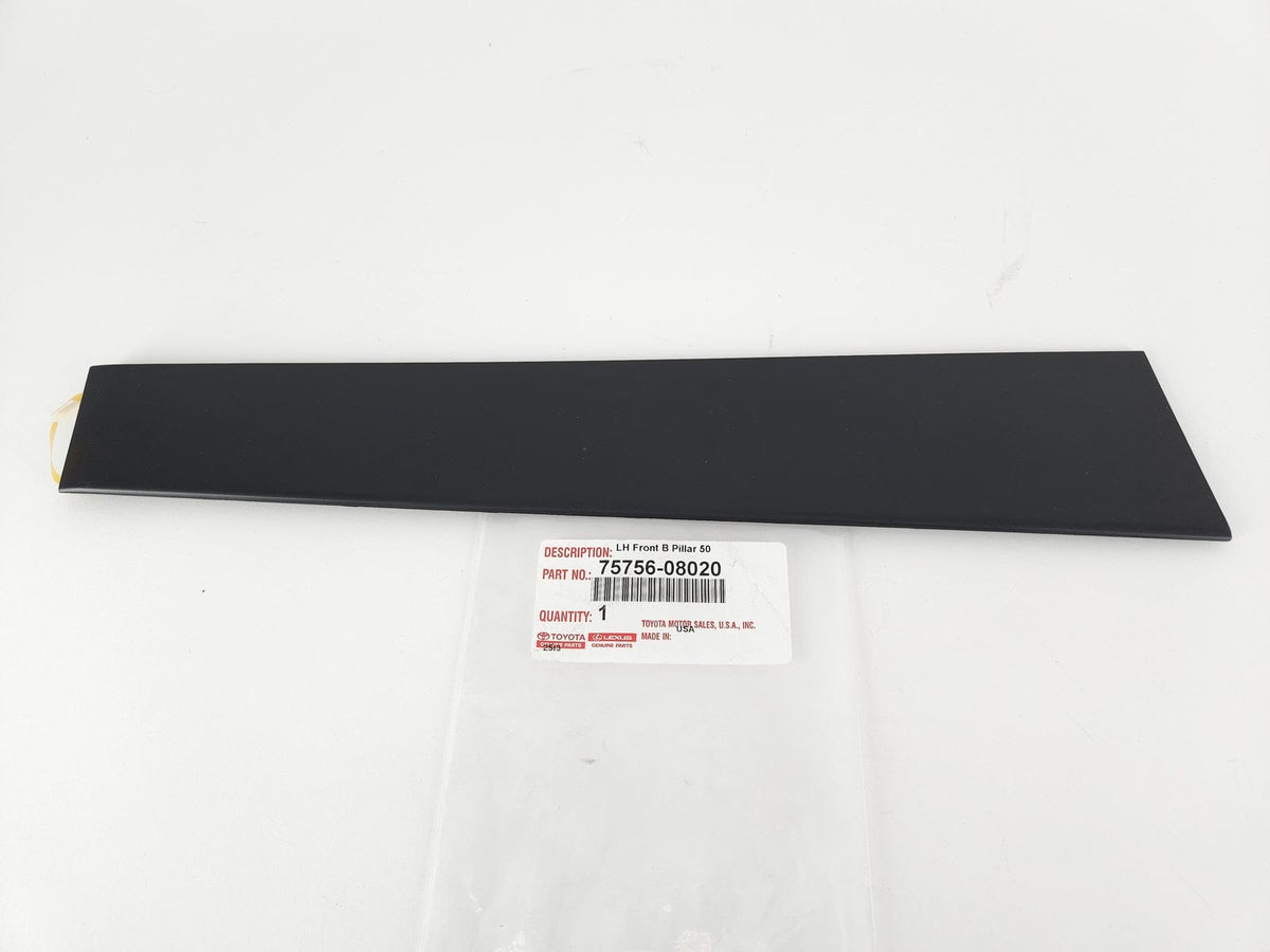 75756 Genuine OEM Toyota 75756-08020 Driver LH Front Door B-Pillar Trim 2021 ...