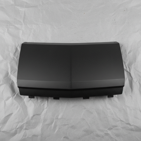 Genuine GM OEM Rear Bumper Fascia Trailer Hitch Access Hole Cover Unpainted - Middle Detail