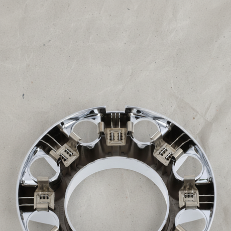 2017-2026 Ford F-250 F-350 F-450 Super Duty 18 Chrome Clad Wheel Cap OEM - Middle Detail 2