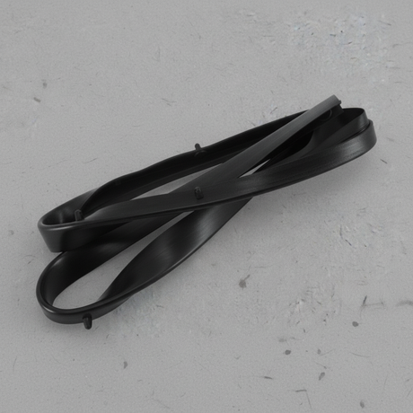 2020-2025 Toyota Highlander OEM Hood Seal - rotated 30 degrees on kraft paper background