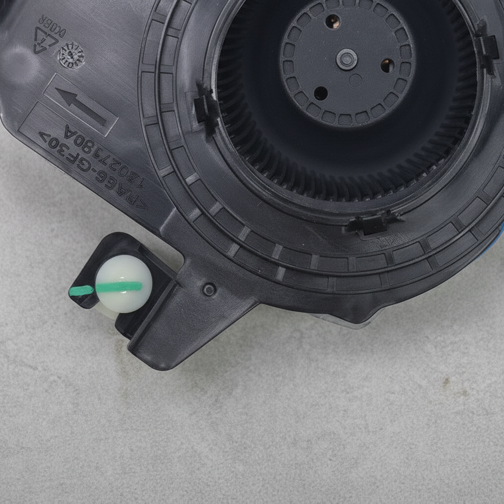 Seat Cushion Blower Motor - Bottom Detail