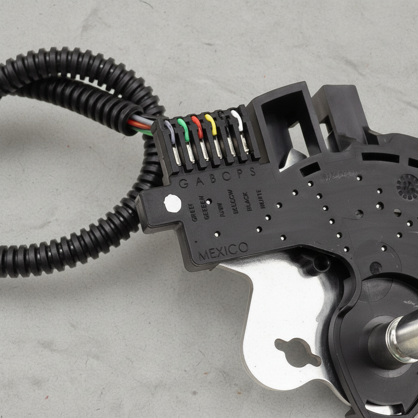 Auto Trans Manual Shaft Detent Lever - Middle Detail