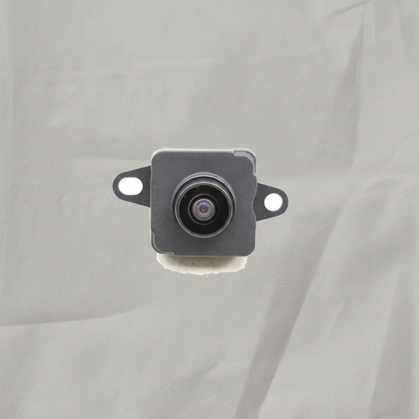 Jeep Renegade Backup Camera on gray wrinkle kraft paper background