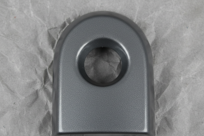 2008-2012 Nissan Versa Driver Side Front Door Handle Bezel Magnetic Gray OEM