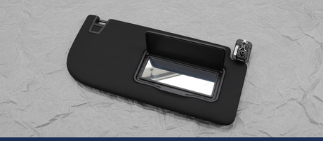 Ford F-150 Passenger Side Sun Visor Ebony OEM