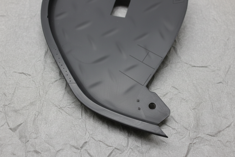 Driver Side Rear Bumper Outer Step Pad - Bottom Detail Angle 2