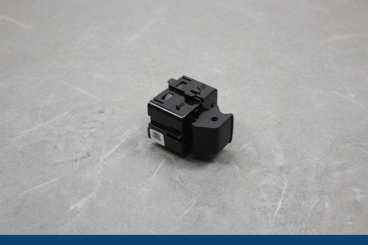 2021-2025 Ford F-150 Sliding Rear Window Switch - Detail view on gray kraft paper