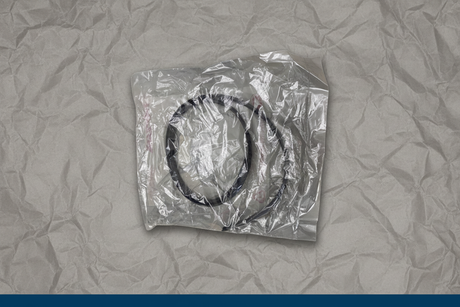 2018-2025 Honda Accord Windshield Molding Genuine OEM - Rotated 27 degrees on gray kraft paper background