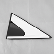 2019-2025 Cadillac XT4 Driver Side Back Door Applique Molding Trim Satin Aluminum - Full View