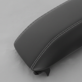 2020-2024 Ford Explorer ST OEM Upper Console Compartment Lid Door Armrest Black - Bottom Macro