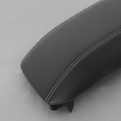 2020-2024 Ford Explorer ST OEM Upper Console Compartment Lid Door Armrest Black - Bottom Macro