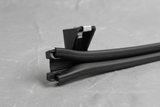 Passenger Side Rear Window Channel Retainer - Top Detail Angle 2