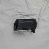 Nissan Frontier Black Exhaust Finisher with Nissan Logo OEM - Full View