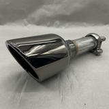 2019-2024 Ram 1500 Exhaust Tail Pipe Tip Dual Exhaust Black OEM on grey wrinkled craft paper