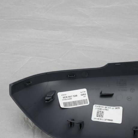 2018-2025 Volkswagen Atlas Atlas Cross Sport Passenger Sideview Mirror Cover Unpainted OEM - Bottom Detail Angle 3