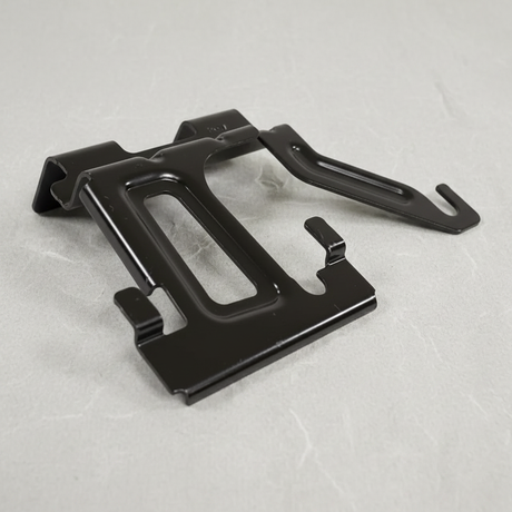 2018-2022 Ford EcoSport Driver Side OEM Radiator Grille Bracket on grey wrinkled kraft paper background