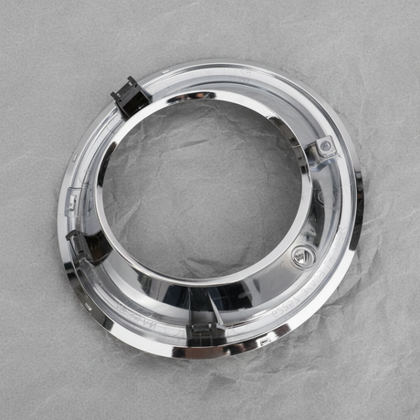 2013-2016 Nissan Pathfinder Passenger Fog Light Chrome Bumper Bezel OEM - Full View 2