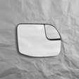 2021-2024 Ford Bronco Sport Maverick Passenger Side Mirror Glass OEM NZ6Z-17K707-B on grey kraft paper background