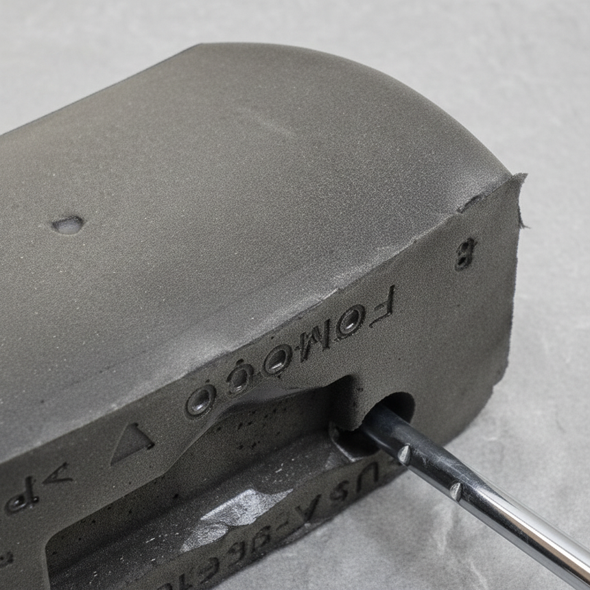 2015-2019 Ford F150 F250 XL Front Seat Headrest Foam Pad Split Bench Outer Seats OEM - Middle Detail