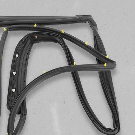 2017-2022 Kia Sportage Rear Passenger Side Door Weatherstrip OEM - Left Side Detail