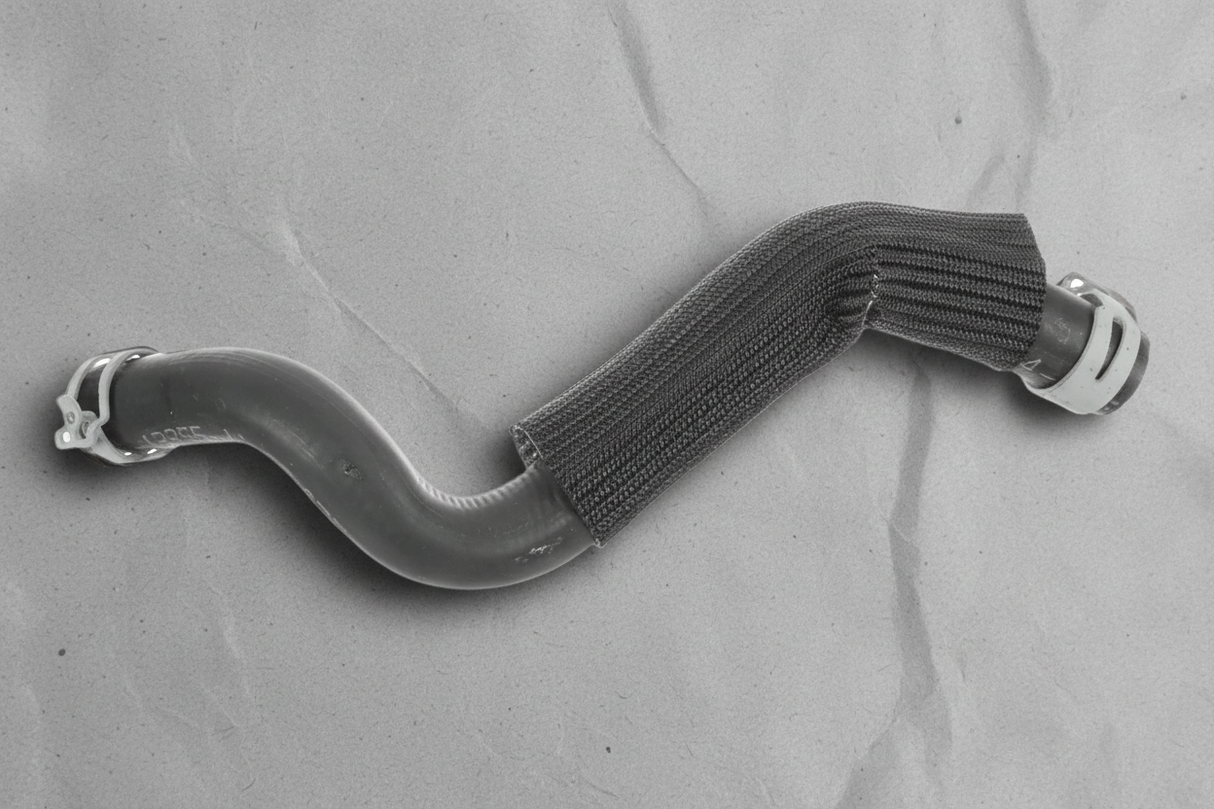 BC3Z-6B851-B Ford F-250 F-350 Oil Cooler Inlet Tube - Middle Section Detail