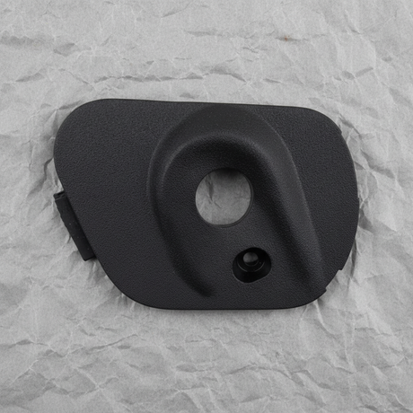 Close-up of Ford OEM F-150 Power Fold Mirror Driver Side Lower Camera Cover