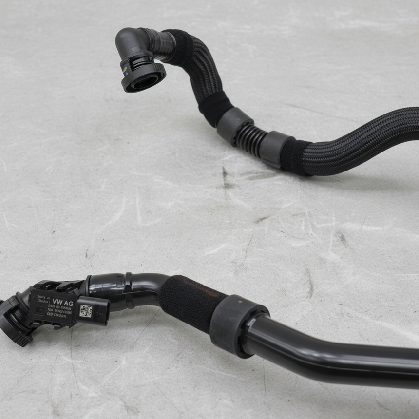 2018-24 Volkswagen Tiguan 2.0L OEM Secondary Air Injection Pump Inlet Hose - Top Detail